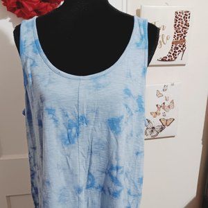 Gap Blue Tie Dye Dress - 100% Cotton NWT - XL
